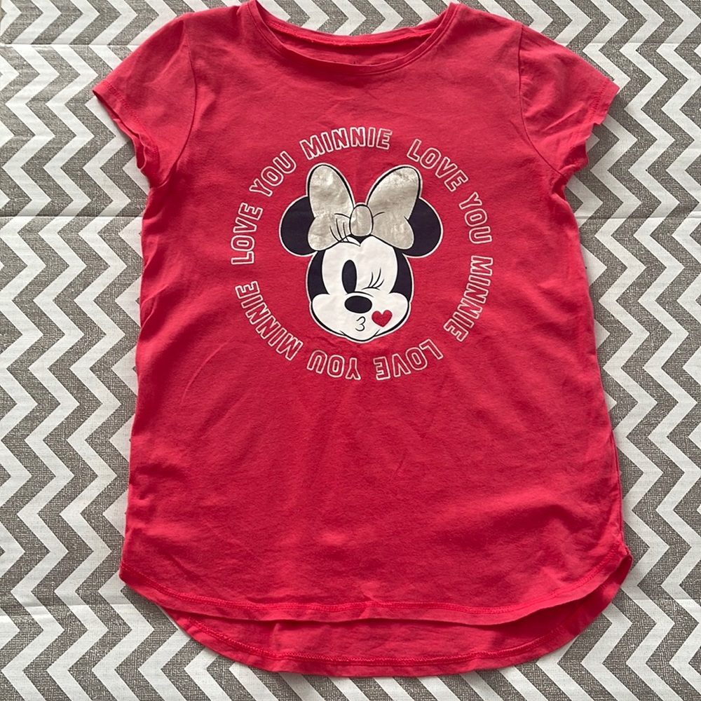 Girls Disney Minnie Mouse tee size 8